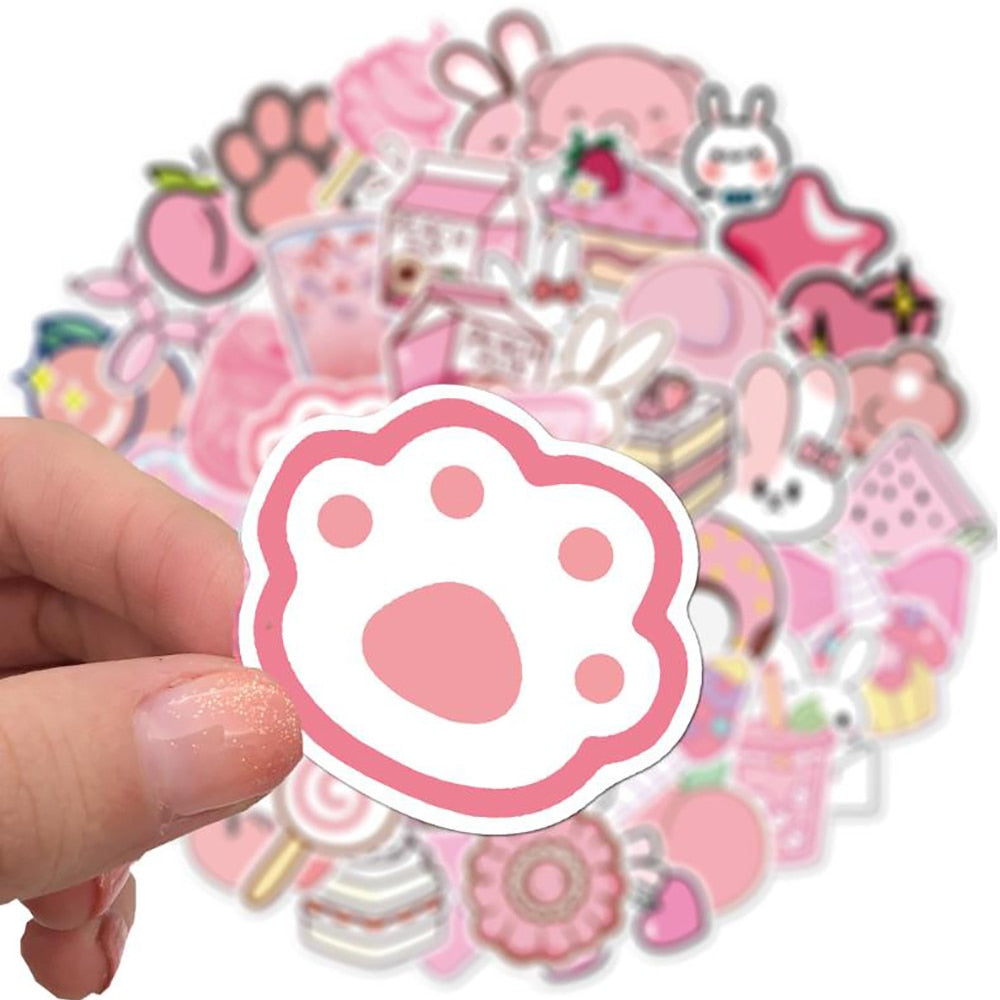 Delightful Pink Sticker Set