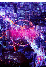 Night Capitals Neon Lights Posters