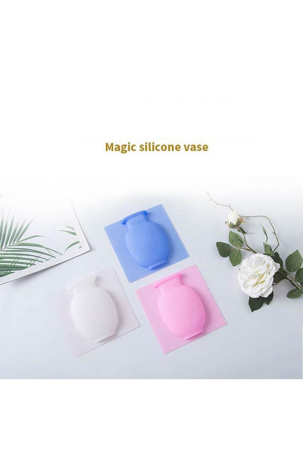 Innovative Silicone Sticky Flower Vase