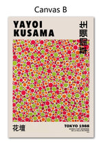 Yayoi Kusama Artwork Canvas Posters