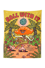 Roll With It Hippie Wall Tapestry