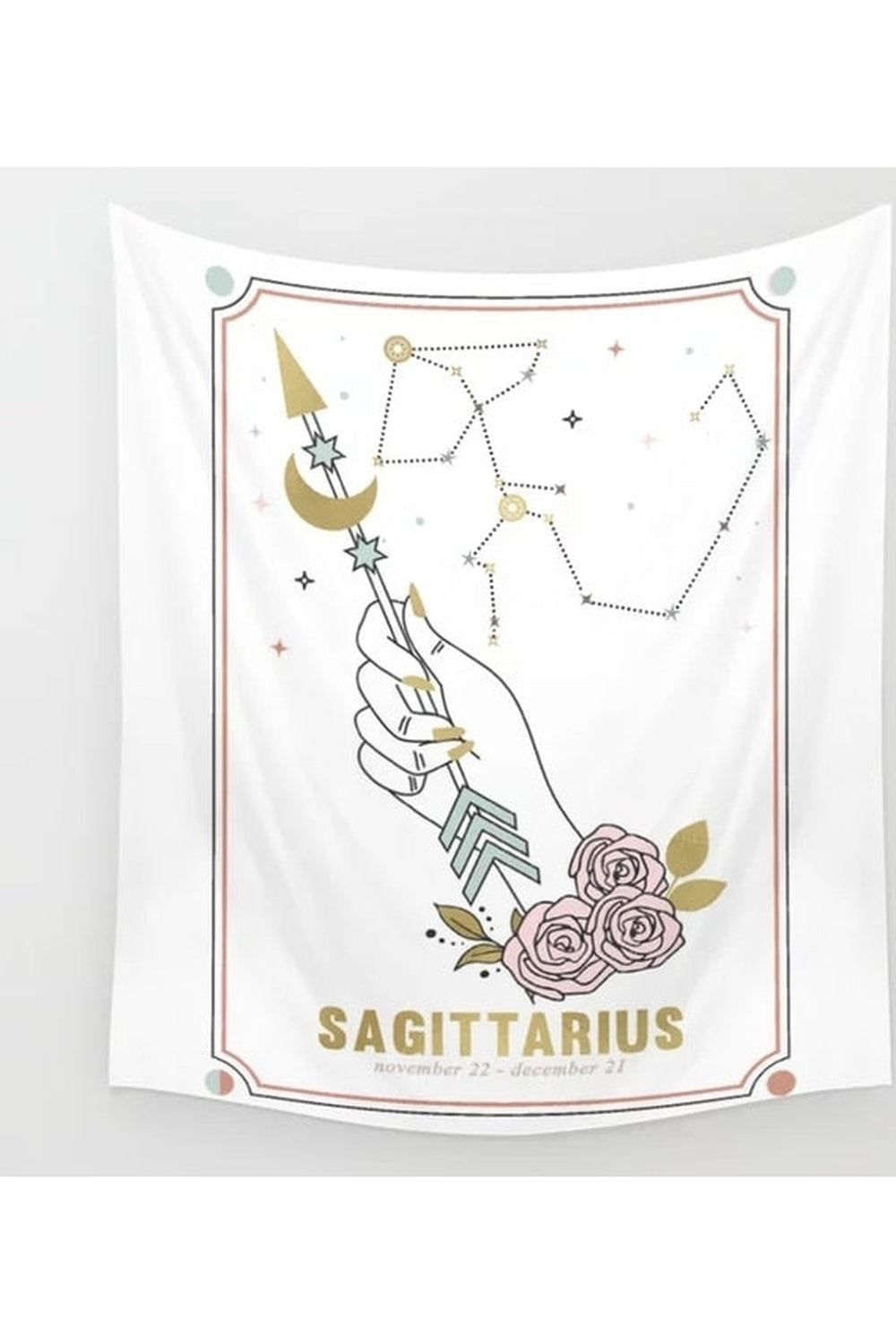 Zodiac Sign Themed Tapestry