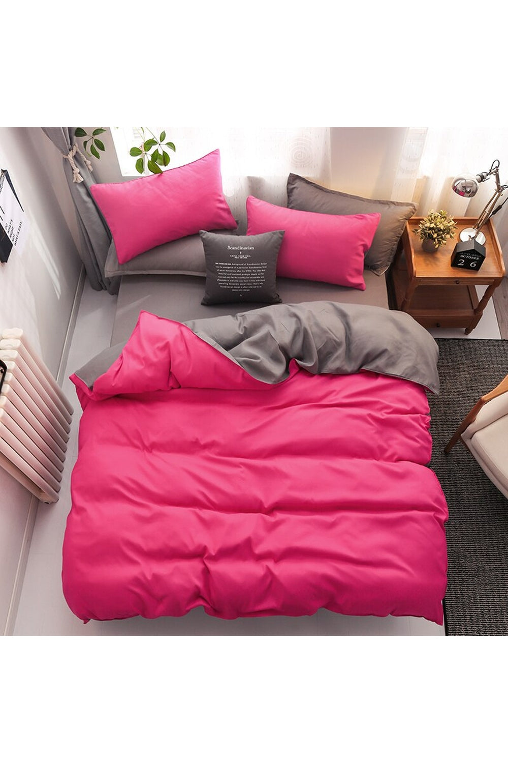 Simple Pastel Colors Bedding Set