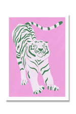 Majestic Tiger Art Canvas Poster