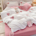 Ruffle Pillowcase Bedding Set