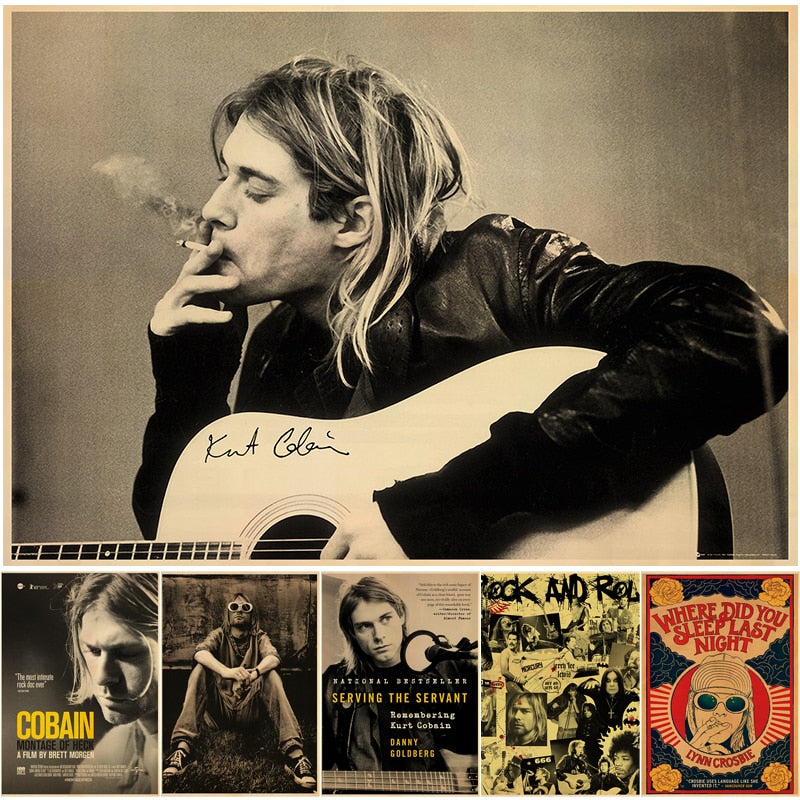 Kurt Cobain Grunge Posters