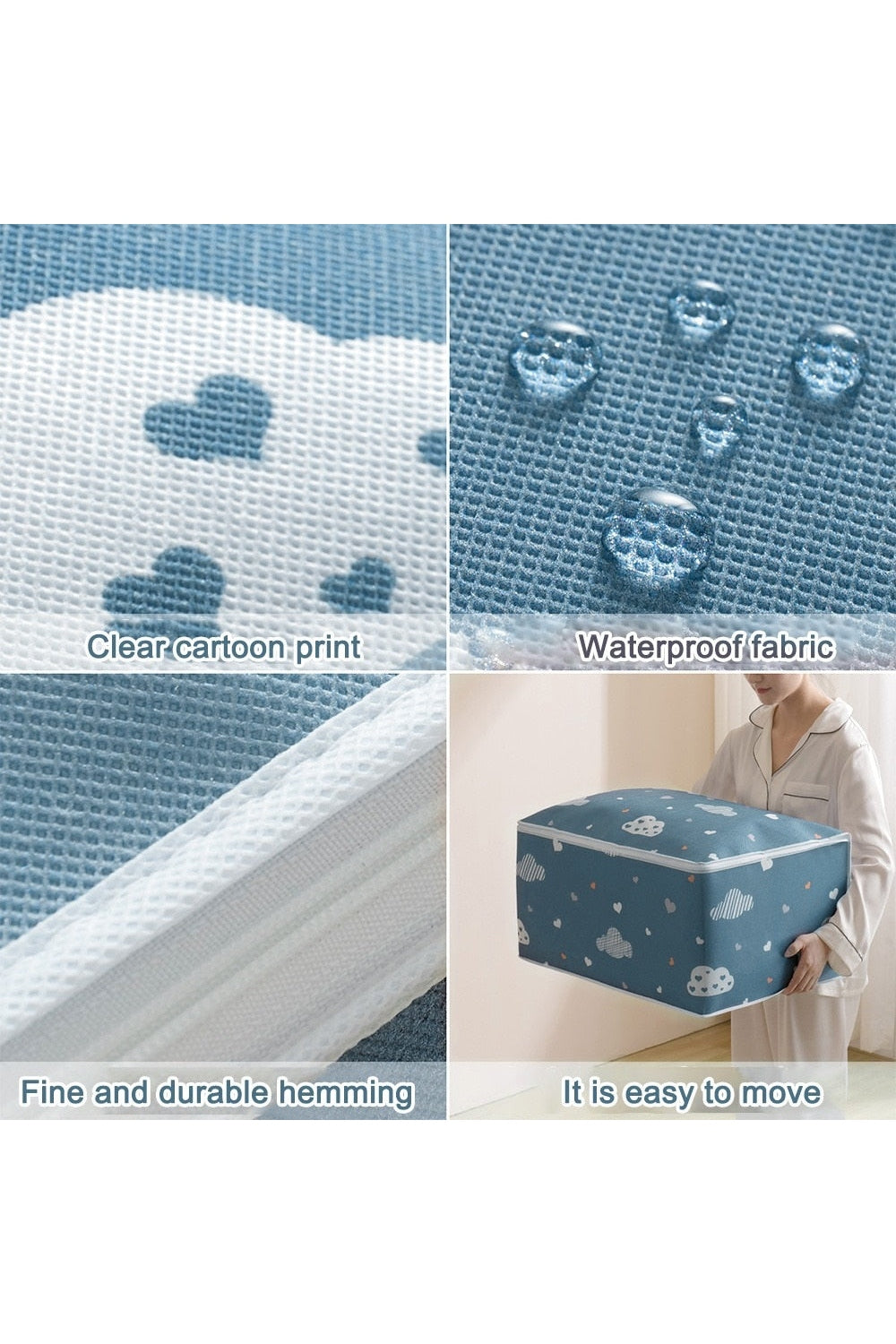 Patterned Foldable Storage Bag