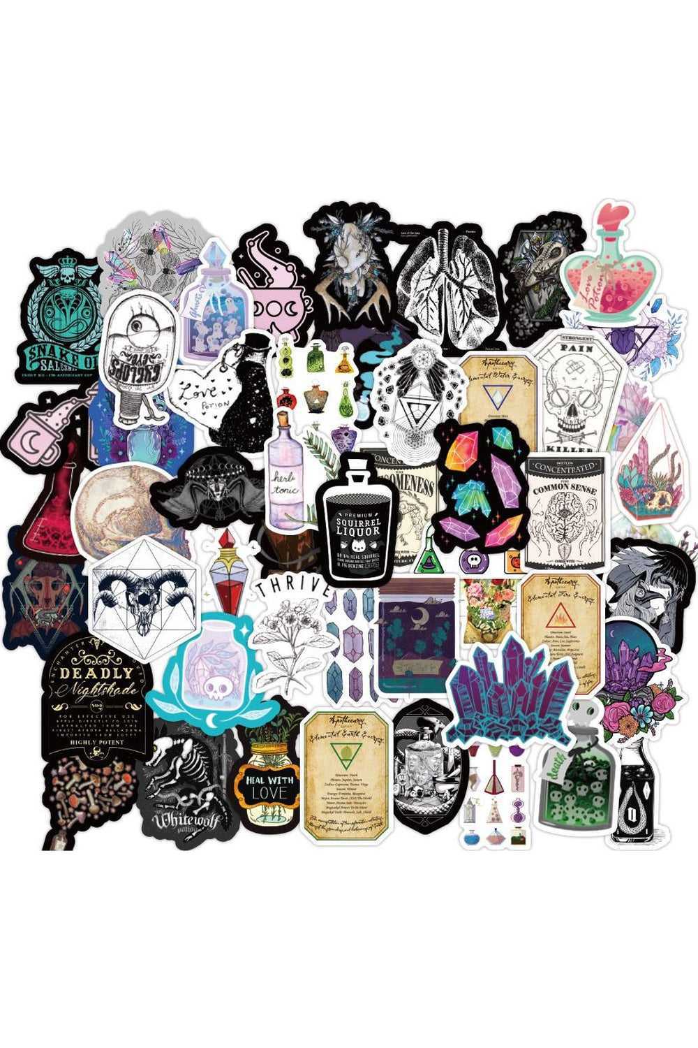 Mystic Apothecary Scrapbook Stickers