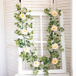 Cottagecore Artificial Peony Plants Garland