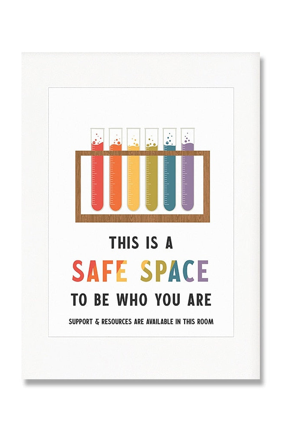 Safe Space Motivational Poster