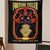 Witch Demonic Racoon Tapestry