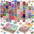 Rainbow Psychedelic Stickers Collage