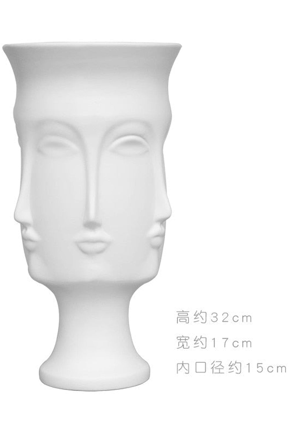 Creative Face Ceramic Vase