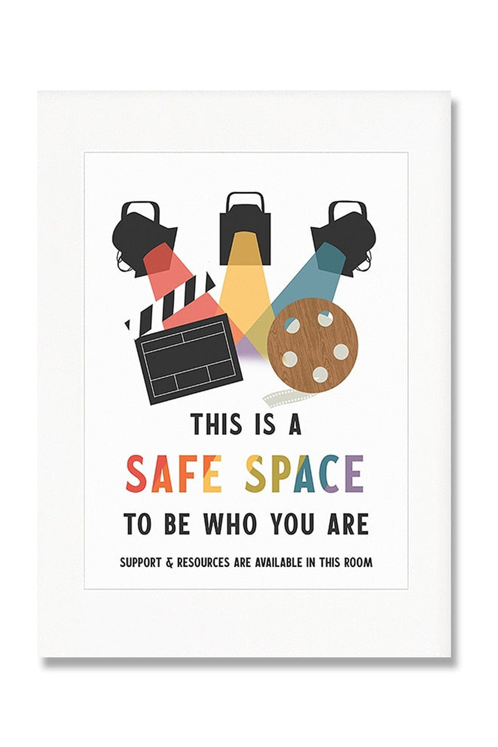 Safe Space Motivational Poster