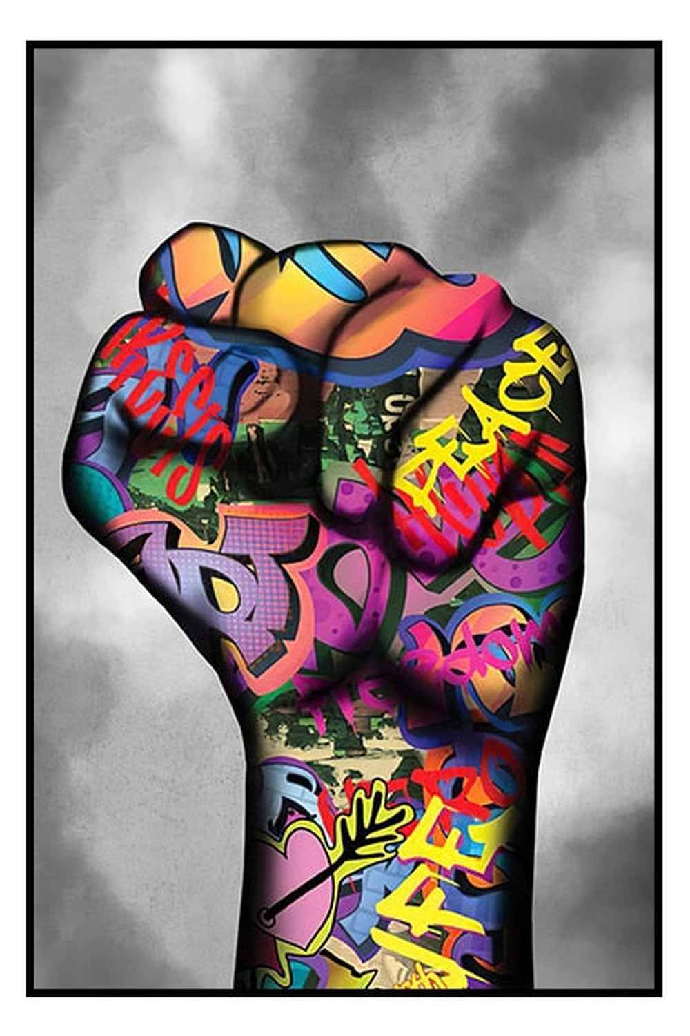 Street Art Urban Canvas Poster