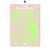Coquette Abstract Leaves Canvas Posters