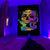 Skull Witchcraft Fluorescent Tapestry