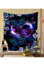 Psychedelic Mushrooms Wall Tapestry