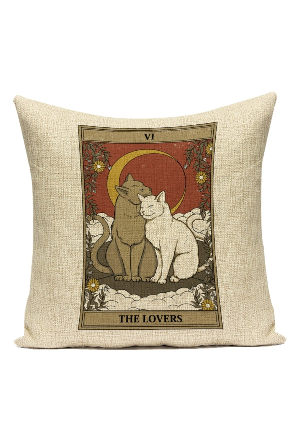 Tarot Cats Themed Pillow Cases