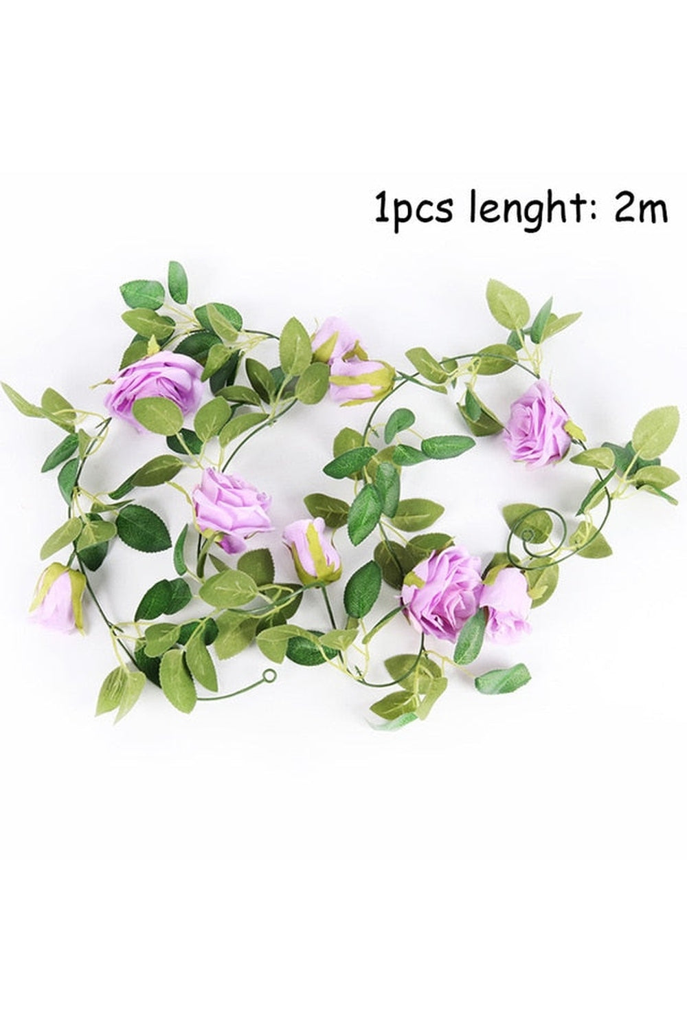 Romantic Artificial Rose Plant Garland