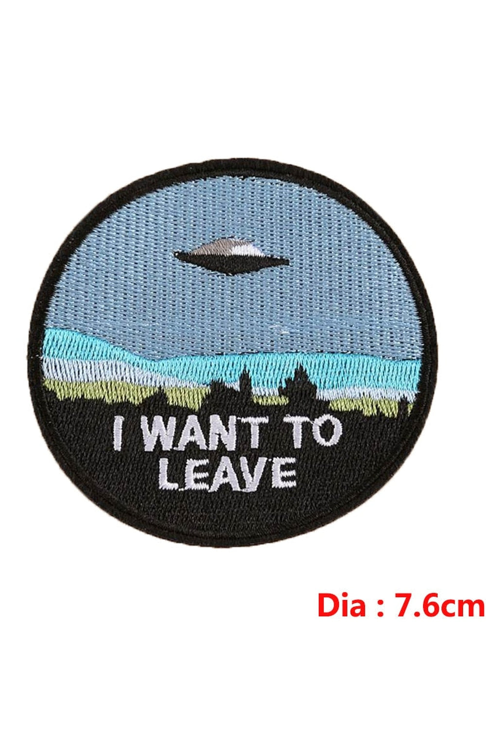 UFO Adventure Embroidered Patches