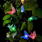 Solar-Powered Butterfly String Lights