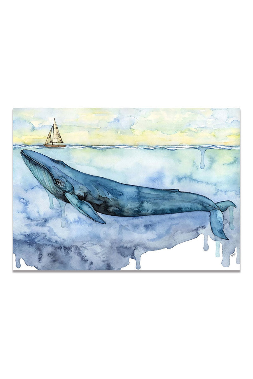 Whales Themed Canvas Poster