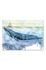 Whales Themed Canvas Poster