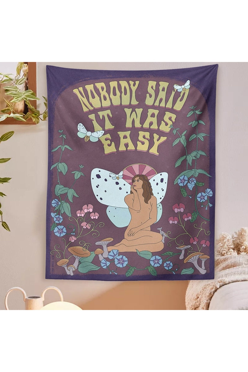 Motivational Words Wall Tapestry