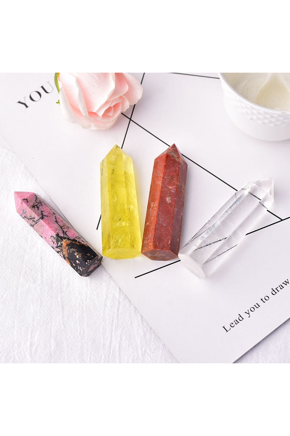 Crystal Miniature Obelisk Decor