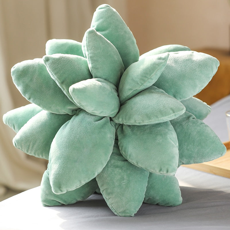 Cottagecore Succulent Pillow