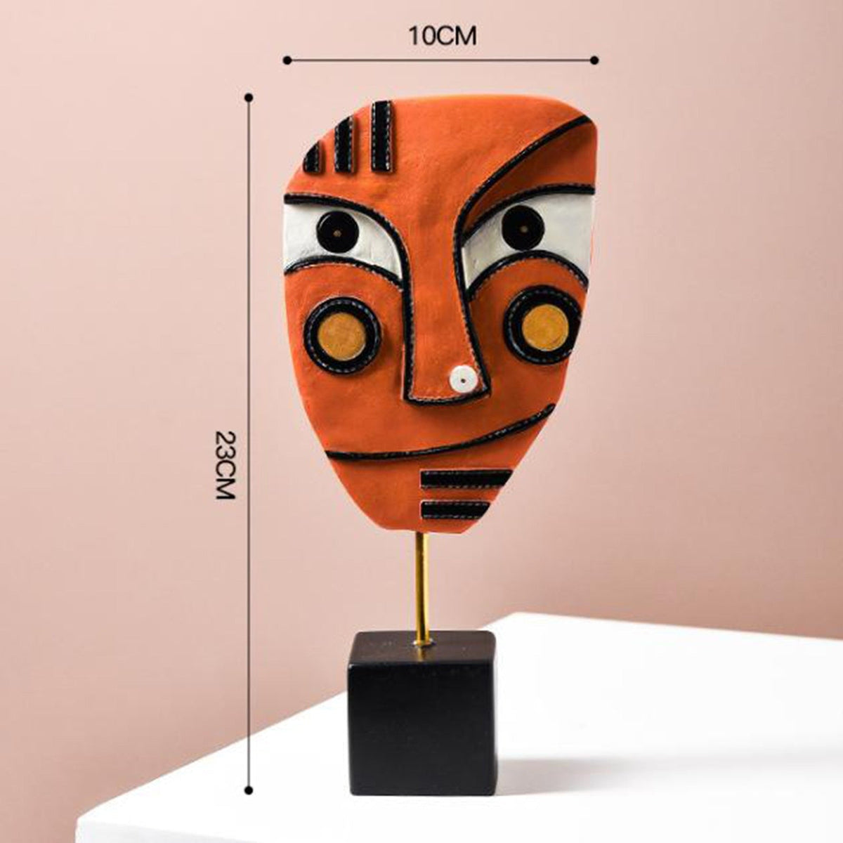 Indie Creative Abstract Faces Figurines