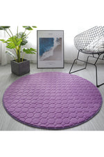 Thickened Pastel Round Rug