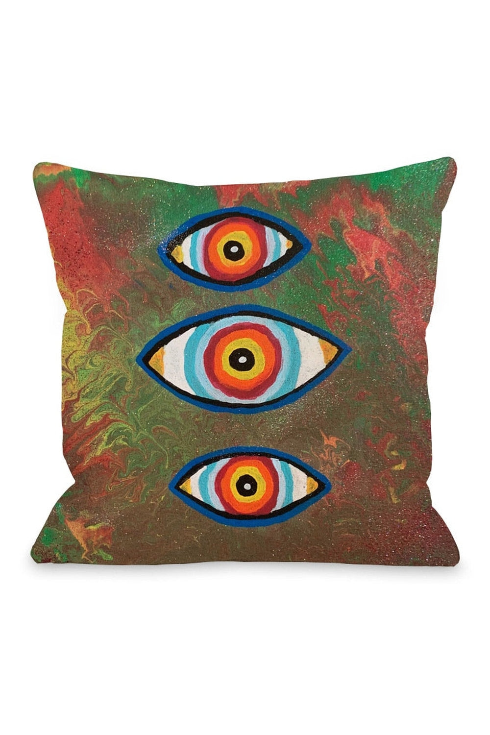 Tribal Hamsa Trippy Pillow Case