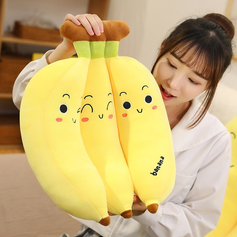 Soft Banana Character Plush Toys