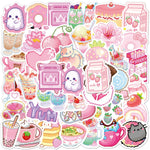 Kawaii Pastel Pink Scrapbooking Stickers