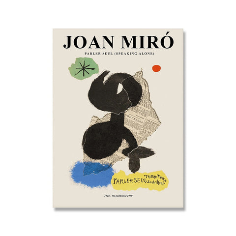 Artsy Joan Miro Canvas Poster