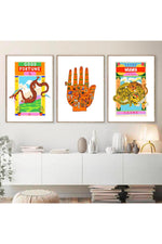 Oriental Modern Art Poster Set