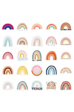 Pastel Rainbow Sticker Set