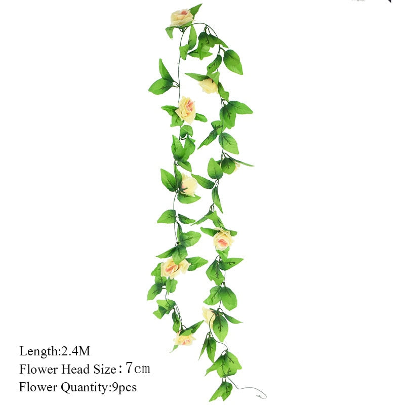 Cottagecore Artificial Sakura Plants Garland