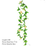 Cottagecore Artificial Sakura Plants Garland