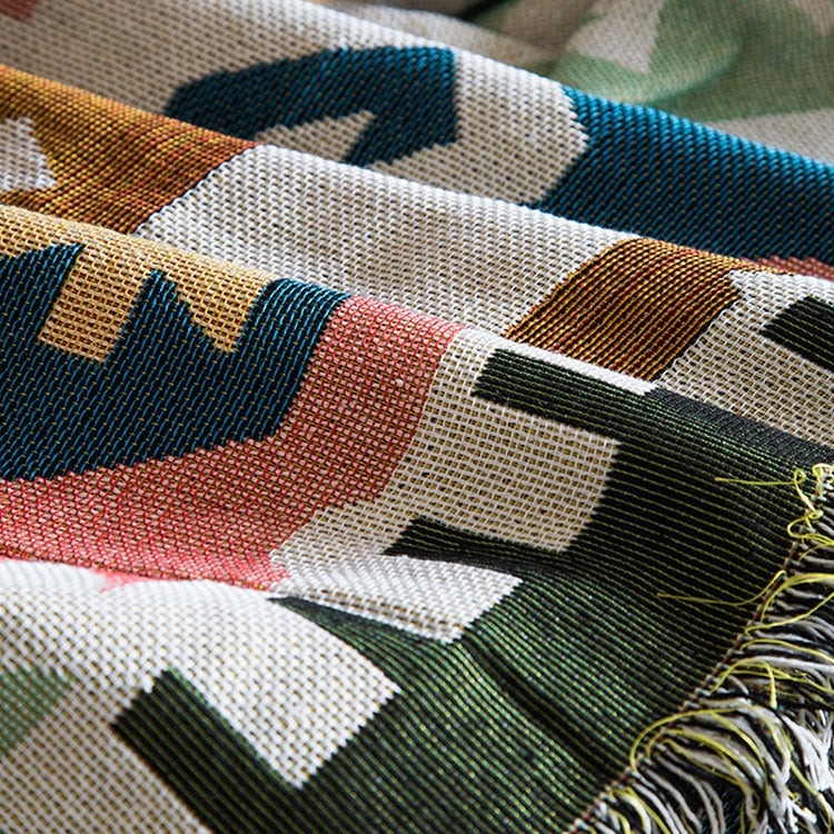 Cottagecore Vintage Sofa Blanket