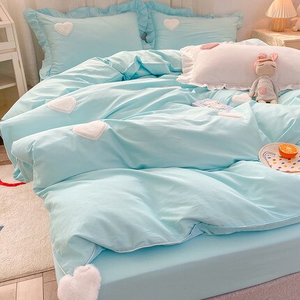 Ruffle Pillowcase Bedding Set