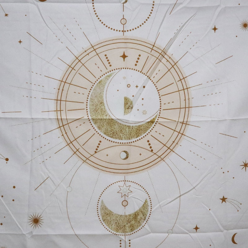 Astrology Moon Phase Tarot Tapestry