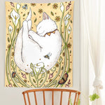 Coquette Cute Cat Tapestry