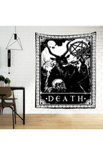 Mystical Grim Tarot Wall Tapestry