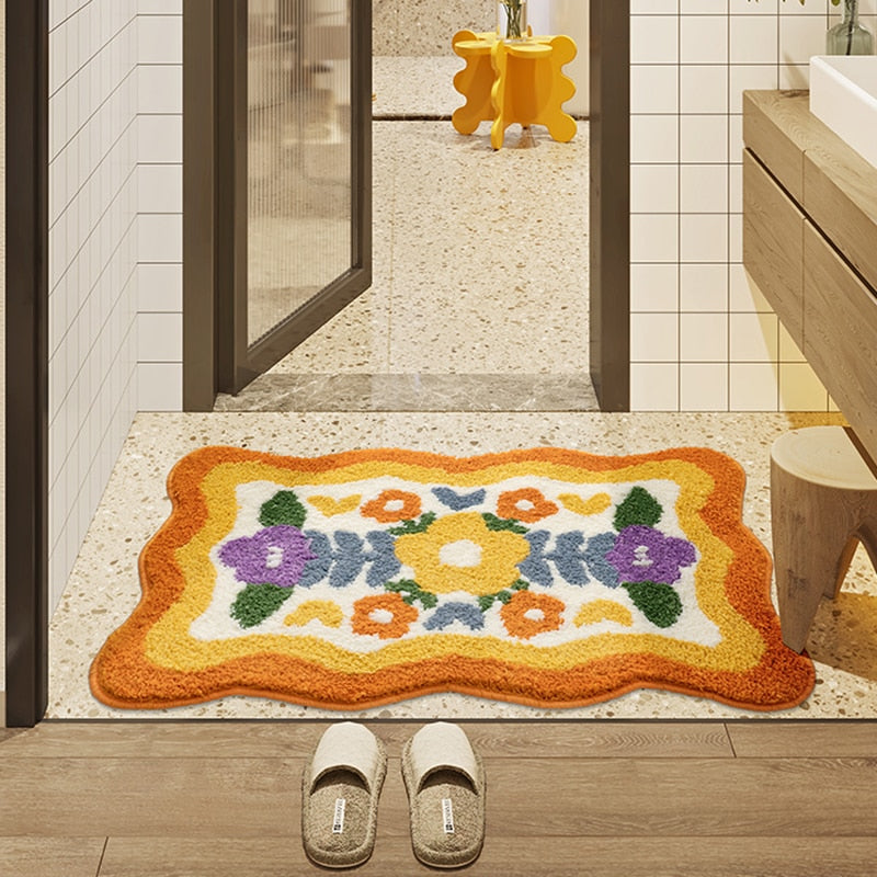 Floral Home Flowers Rug