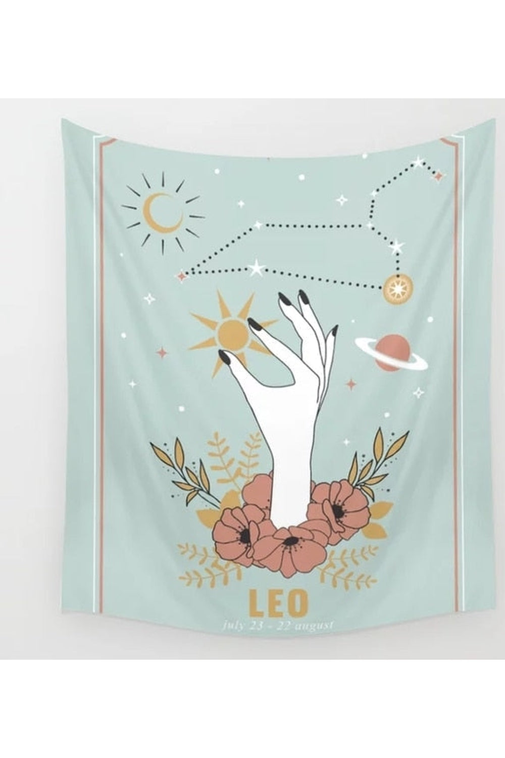 Zodiac Sign Themed Tapestry