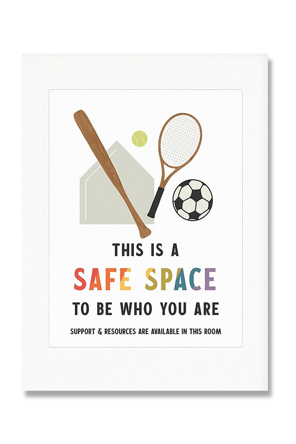 Safe Space Motivational Poster