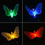 Solar-Powered Butterfly String Lights